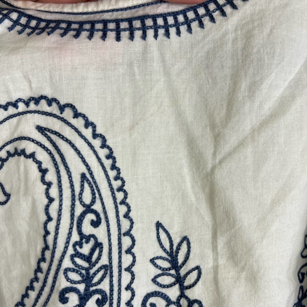 Abercrombie & Fitch Embroidered Blouse Size S - Picture 5 of 9